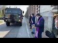 Arrivo dei mezzi militari a Padova con le salme provenienti da Bergamo - Antonio De Poli