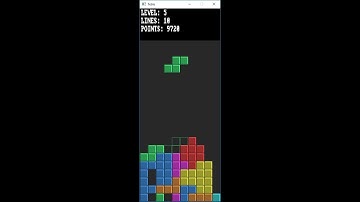 How to make a full Tetris game in C/C++