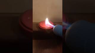 Nitroglycerine burning test
