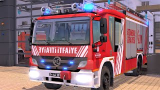Emergency Call 112 - Turkish Firefighters Responding! 4K