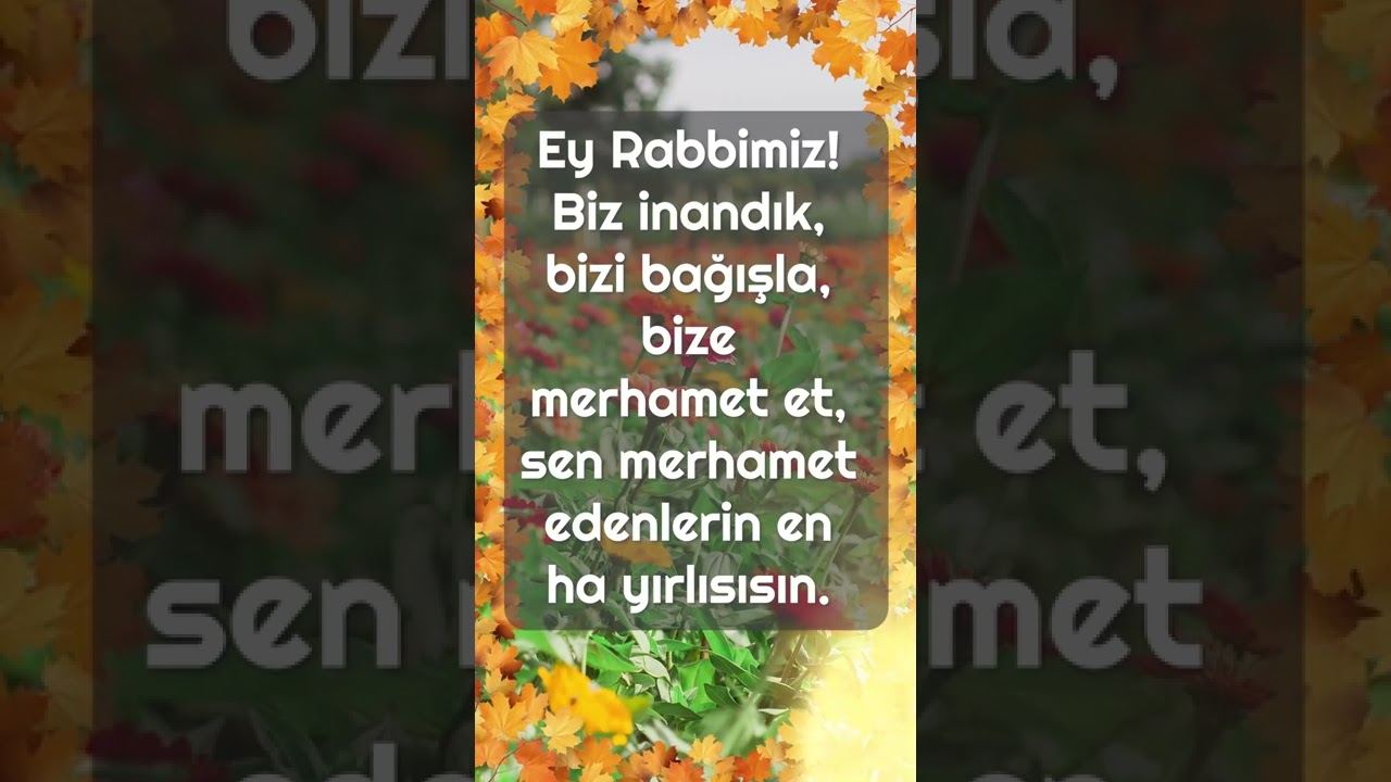 DUA | Amin Diyelim İNŞAALLAH | Beğenip Paylaşanlardan Allah Razı Olsun