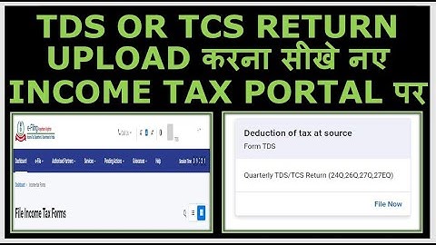How to Upload TDS or TCS Return on New Income Tax Portal Using DSC | Live Demo