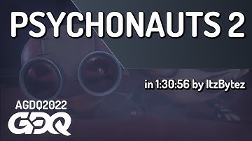 Psychonauts 2 by ItzBytez in 1:30:56 - AGDQ 2022 Online