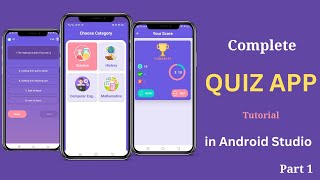 How to Make Quiz App in Android Studio | Quiz app android studio | Part 1 screenshot 5