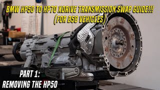 SWAPPING OUT THE HP50 TRANSMISSION FOR THE HP70 ON MY AWD B58 M240i | Part 1: Removing the HP50 by NoClutch Garage 1,206 views 4 months ago 21 minutes