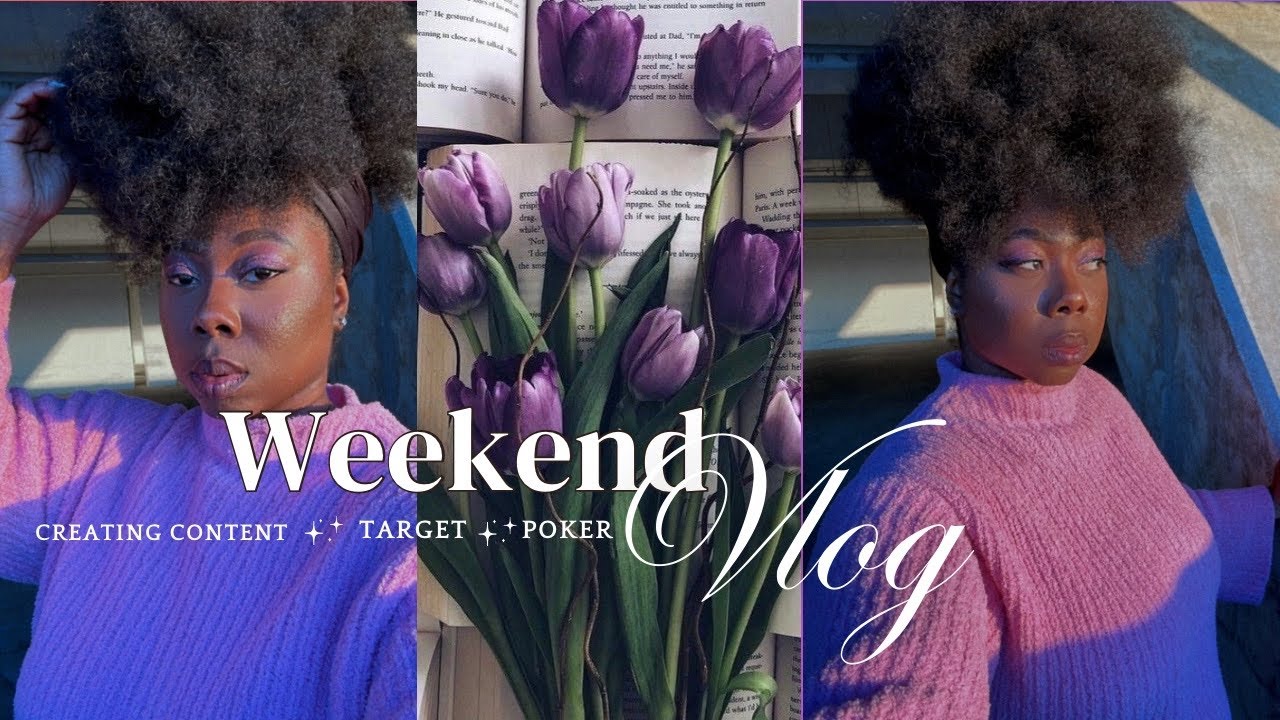 weekend vlog | creating content + styling at target + learning poker in dc