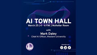 AI Town Hall with Mark Daley