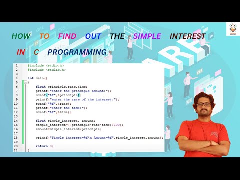 How to find out the simple interest in C programming