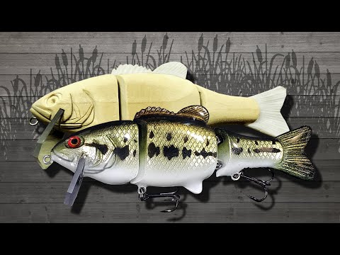 Making a Wooden Swimbait Fishing Lure 