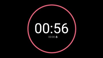 56 Second Countdown Timer / iPhone Timer Style