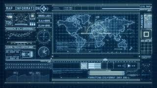 ◎ FREE Simple Background Real 4K◎Technology data/map analytics dashboard