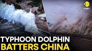 China Typhoon LIVE: RED ALERT In China As Typhoon Dolphin Hits Eastern Coast | WION Live