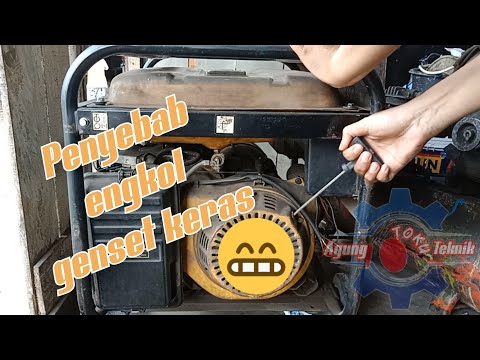 penyebab engkol genset keras@Teknik_Tokusatsu