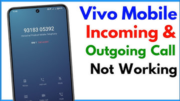 Vivo Phone Incoming Outgoing Call Problem | Incoming And Outgoing Calls Not Working Vivo