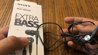 Sony XB55-AP earphones unboxing and review!