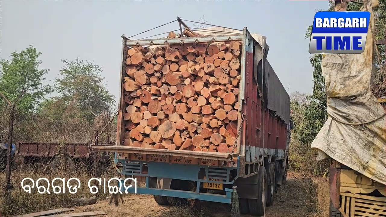 ଧରା ପଡିଲା ଖାଇର କାଠ ବଝେଇ ଟ୍ରକ, ବରଗଡ ରେଞ୍ଜର ବଡ଼ ସଫଳତା 