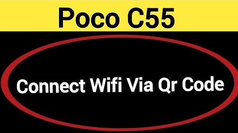 How to connect WiFi via QR code Poco C55, Poco C55 Bina password ke Wi Fi connect kaise karen