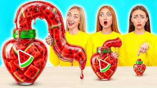 Big, Medium and Small Plate Challenge | Awesome Food Challenges by Multi DO