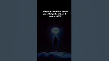 Mind-Blowing Math Riddle: How to Add Eight 8’s to Make 1000?#engineering