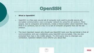 1  Overview about OpenSSH in Linux
