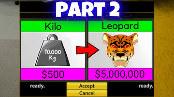 Kilo To Leopard in Blox Fruits! Big W Trades 🤑 (Part 2)
