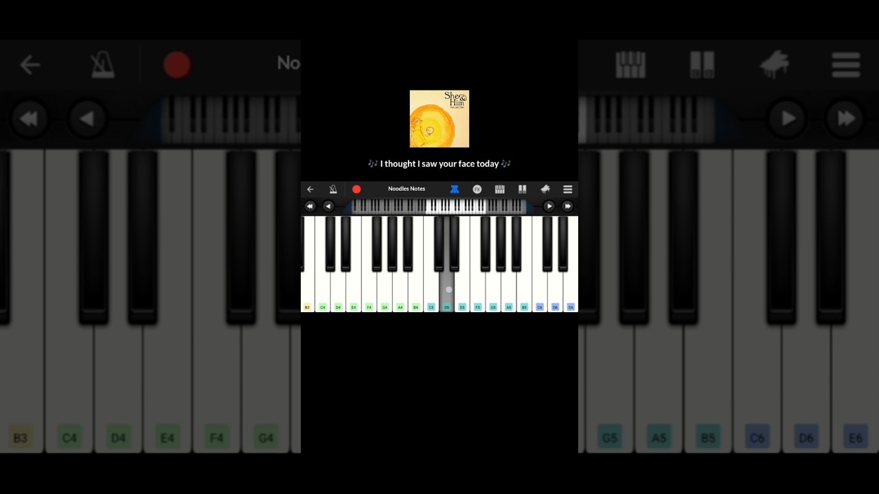 I THOUGHT I SAW YOUR FACE TODAY - She & Him || PIANO - easy tutorial, cover, notes 