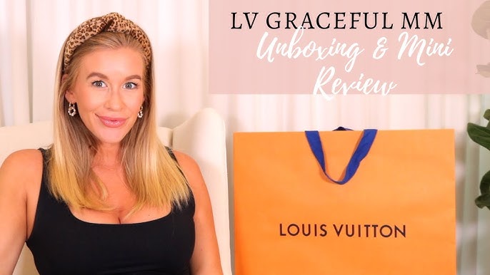 LOUIS VUITTON GRACEFUL PM SIZE FULL REVIEW//WHAT FITS INSIDE //Wear &Tear  After 1 year 