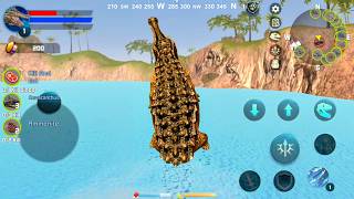 Sarcosuchus Dinosaur Attack Simulator Games - Best Gameplay hd screenshot 5