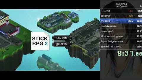 Stick RPG 2 all quests in 25:33 [Current World Record]