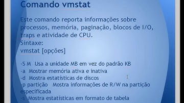 Comandos vmstat e free - Monitoramento e Performance do sistema Linux 02