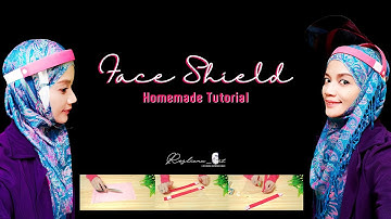 QUICK AND EASY FACE SHIELD TUTORIAL | DIY PPE | DIY FACE SHIELD | ROSLIANA ART