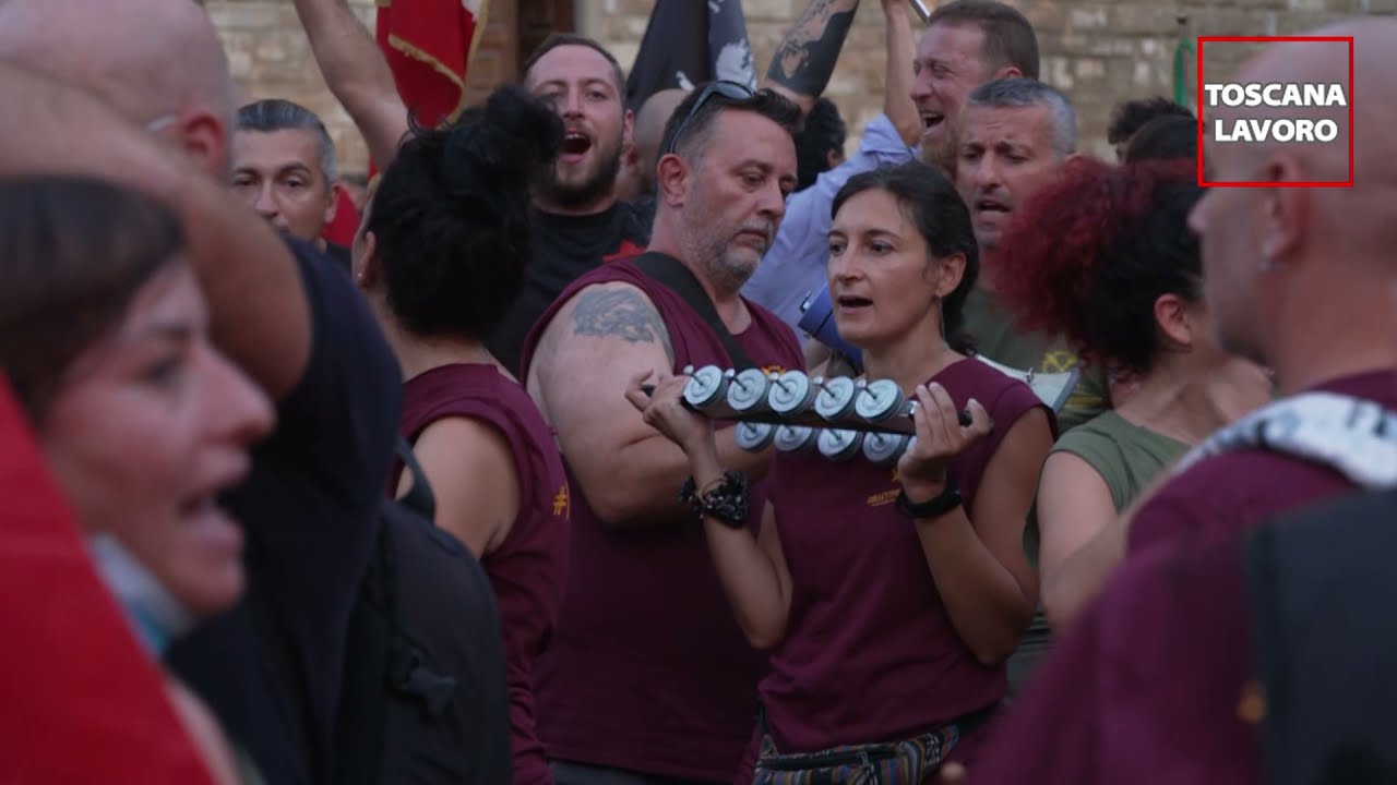 Liberazione di Firenze, lavoratori Gkn in piazza