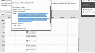Scheduling an Appointment in Canvas