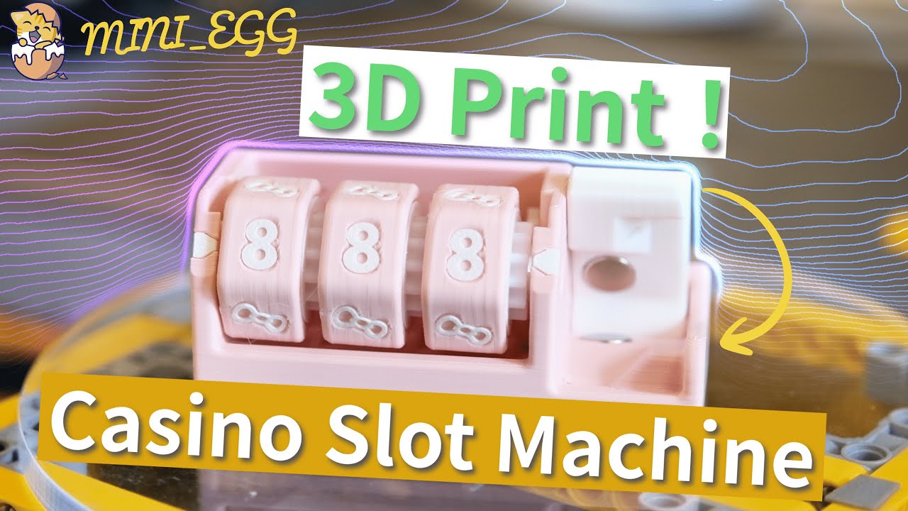 Lucky 777 Casino Slot Machine - 3D Printing