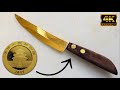 cutlery gold knife, how it's made ? Golden knife