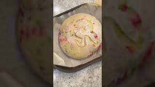 Easter bunny funfetti sourdough 🐰✨ #sourdough #easterbunny #easter #bread