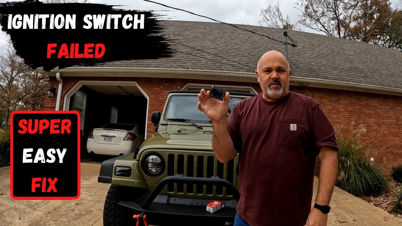 Replacing the ignition switch in a Jeep Wrangler TJ! - YouTube