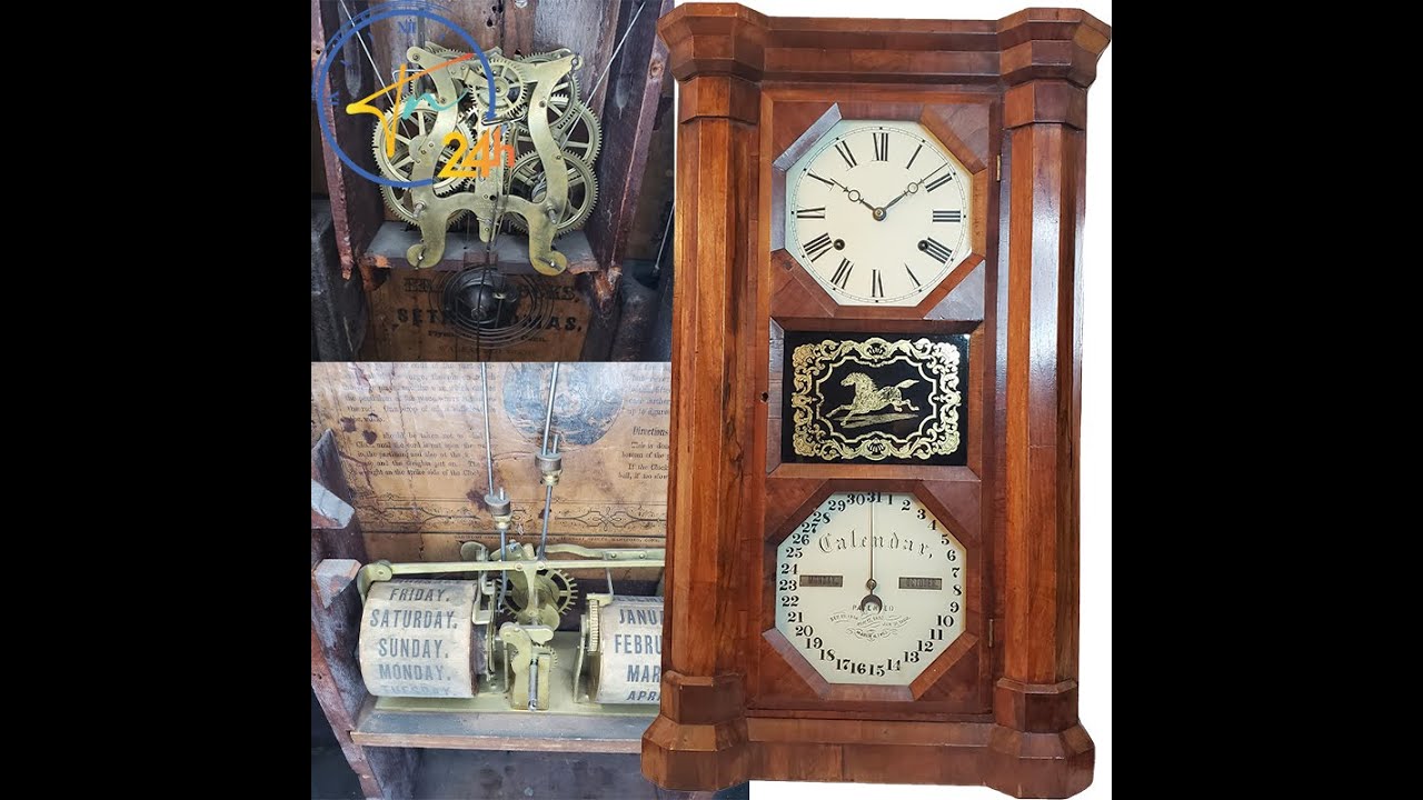Exploring Clock 4: What is inside almost 150 year Seth Thomas Calendar Clock