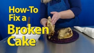 How to fix a broken cake. easy repair cracked cake technique. helpful
links below by expanding this description box - click "show more" --
happy decoratin...