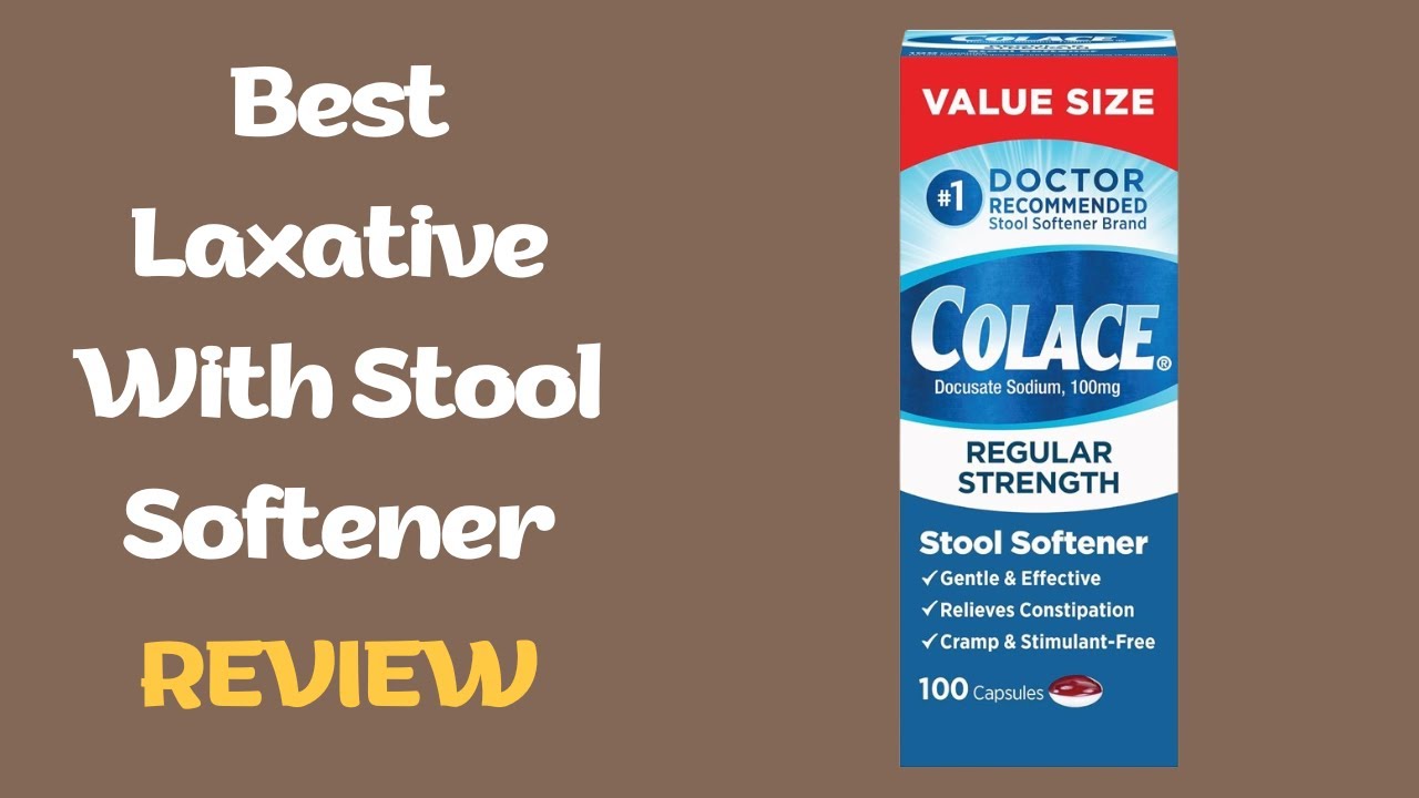 🚽 Colace Regular Strength Stool Softener 100 mg Capsules | Best Laxative With Stool Softener 💩