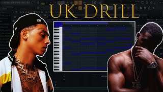 HOW TO MAKE MELODIC UK DRILL BEAT FOR CENTRAL CEE! (FL STUDIO TUTORIAL)