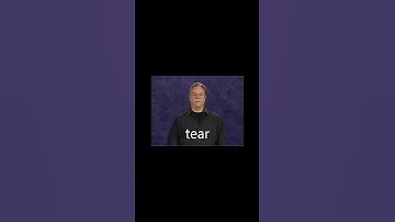 How to sign tear or rip  #shorts #learnASL #AmericanSignLanguage #signlanguage Learn & retain #ASL