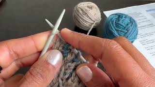 Centered 5-to-1 brioche decrease stitch