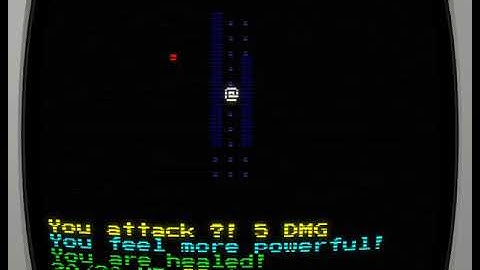 atman(open-source roguelike) early prototype gameplay