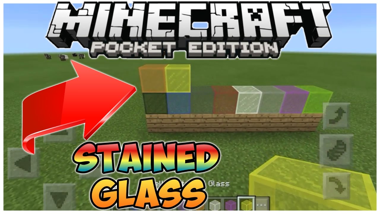 ✔HOW TO GET STAINED GLASS IN MCPE 1.0 [BLOCK LAUNCHER] !