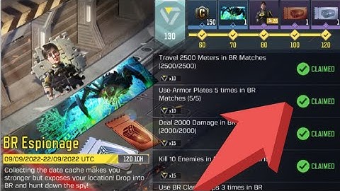 Call Of Duty Mobile Use Armor Plates 5 times in BR Matches Task Complete