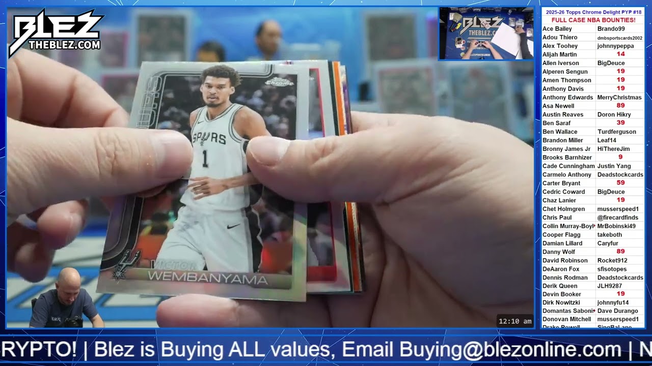 Полная распаковка коллекционной карточки Topps Chrome Delight 2025-2026 №18. Выберите своего игрока.