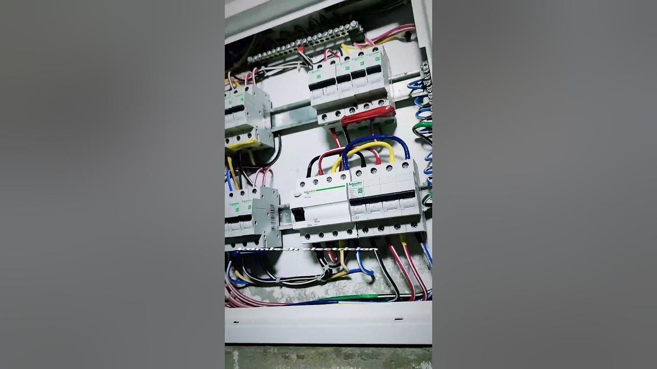 6 way tpn connectionrccb connection 3phase distribution box wiring 