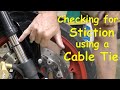 How To Check For Motorcycle Fork Stiction Using A Cable Tie