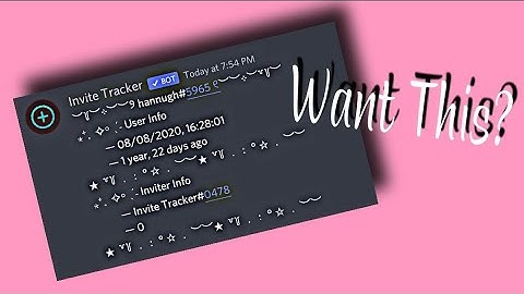 How to configure Invite Tracker || KrazyHannuh